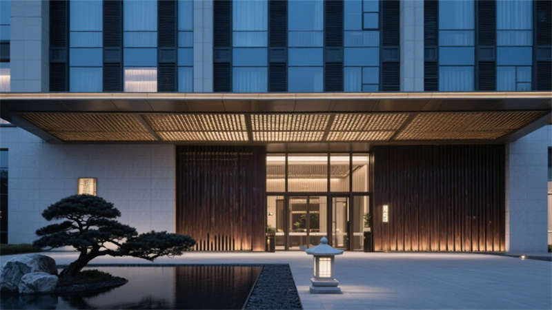 合肥3000㎡現代東方風格酒店的空間敘事：隱逸東方，當代棲居