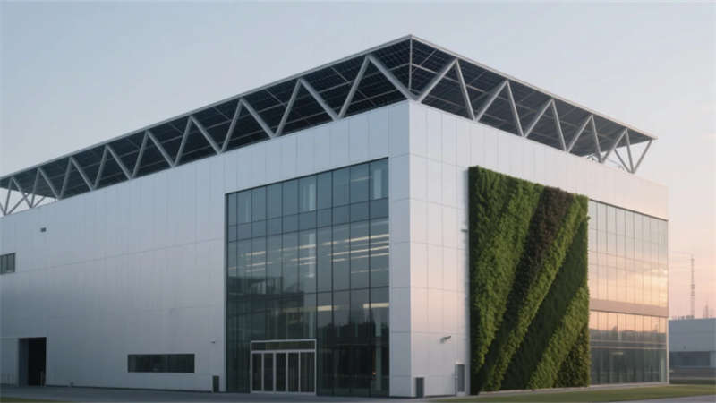 智造未來，光儲共生——合肥4000平新能源電池片廠房車間潔凈工程效果