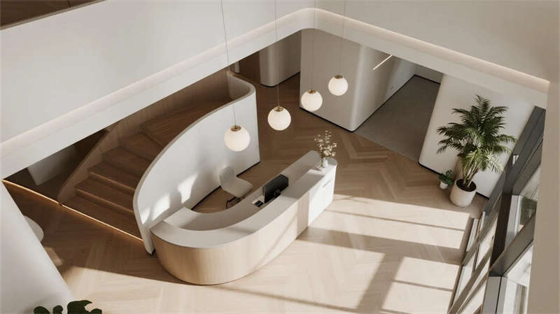 宿州現代辦公空間裝修設計效果圖