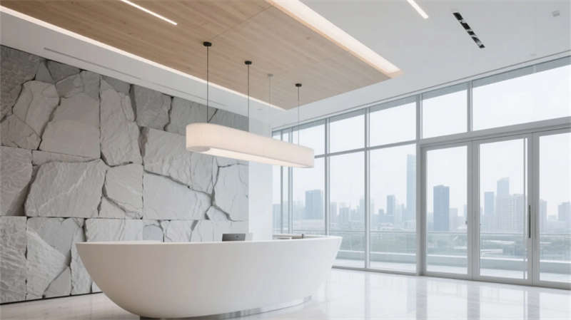 流動協作生態，蚌埠5000平辦公室裝修設計效果圖