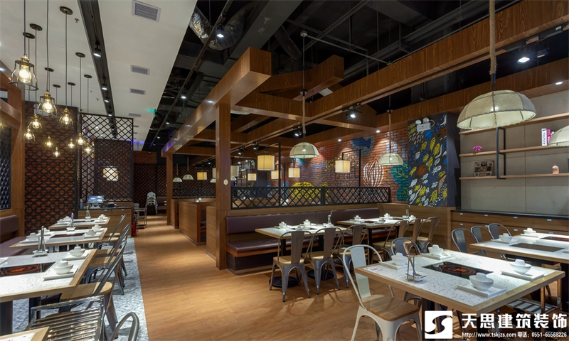 優(yōu)秀的合肥火鍋店設計裝修讓你吃出幸福感